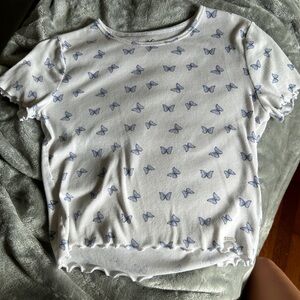 Hollister Cropped Baby Tee